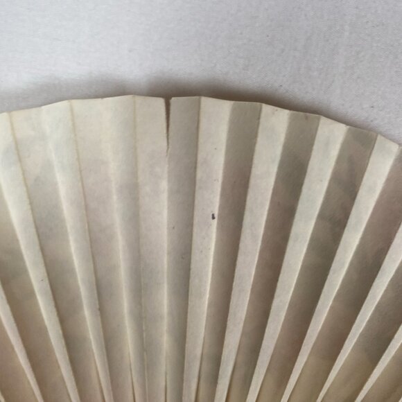 4 Tree and Bird Motif 9" to 10" Hand Fans - Picture 10 of 11